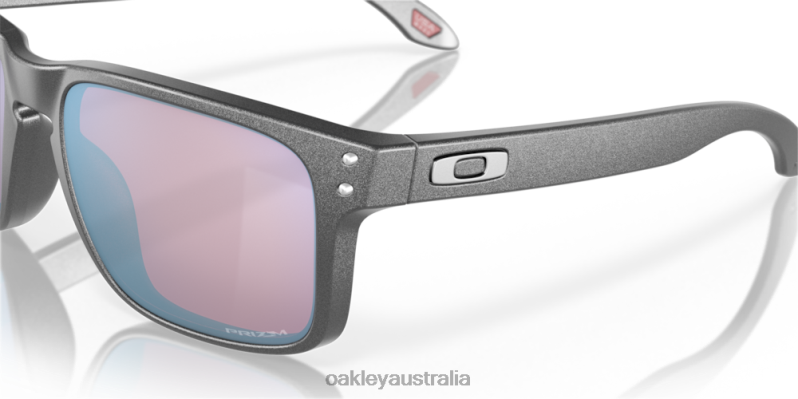 Holbrook Prizm Snow Sapphire Lenses, Steel Frame Oakley2ZJX71