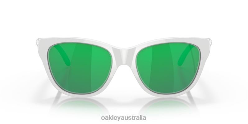 Hold Out Jade Iridium Lenses, Polished White Frame Oakley2ZJX915