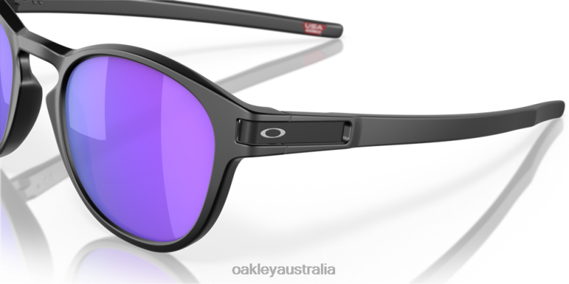 Latch Prizm Violet Lenses, Matte Black Frame Oakley2ZJX853