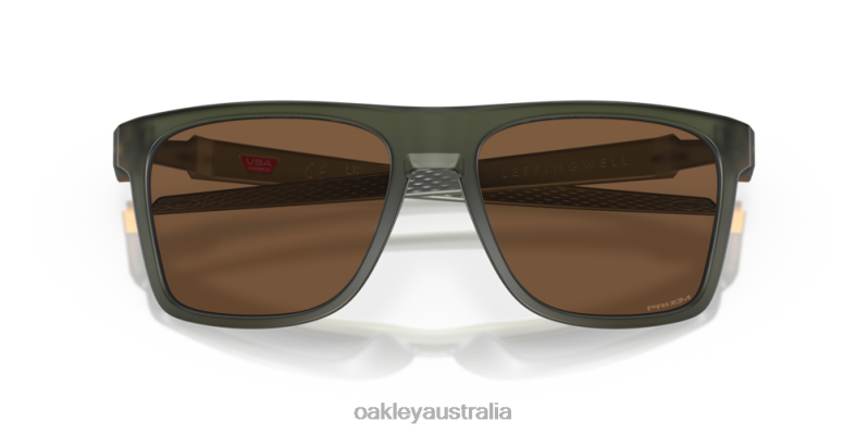 Leffingwell Prizm Bronze Lenses, Matte Olive Ink Frame Oakley2ZJX189