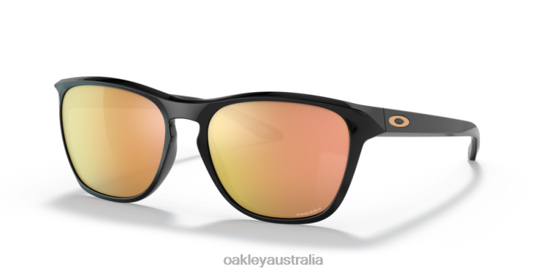 Manorburn Prizm Rose Gold Lenses, Polished Black Frame Oakley2ZJX1092