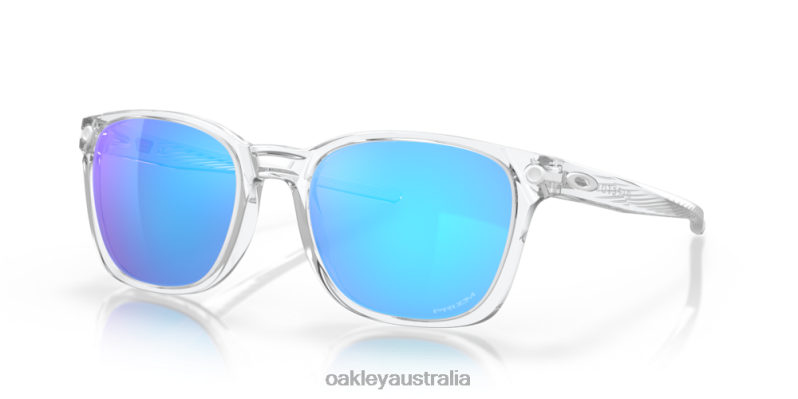 Ojector Prizm Sapphire Lenses, Polished Clear Frame Oakley2ZJX573