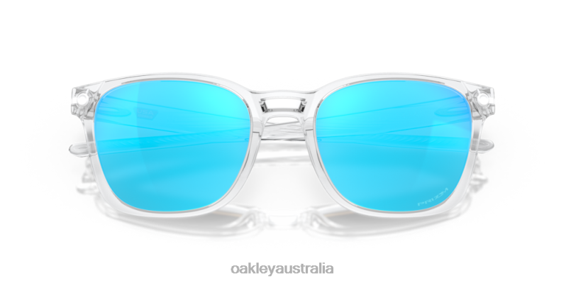 Ojector Prizm Sapphire Lenses, Polished Clear Frame Oakley2ZJX573