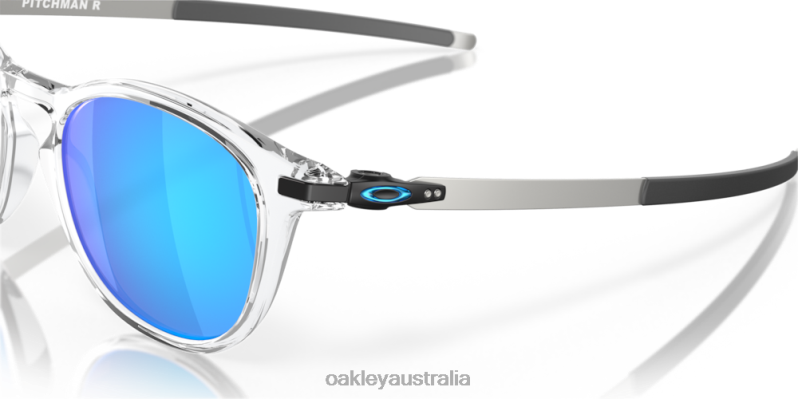 Pitchman R Prizm Sapphire Lenses, Polished Clear Frame Oakley2ZJX411