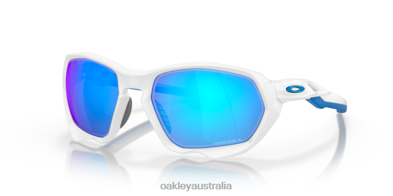 Plazma Prizm Sapphire Lenses, Matte White Frame Oakley2ZJX265