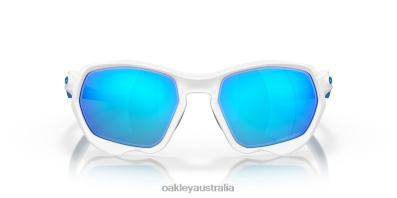 Plazma Prizm Sapphire Lenses, Matte White Frame Oakley2ZJX265