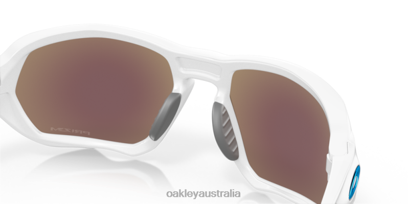 Plazma Prizm Sapphire Lenses, Matte White Frame Oakley2ZJX265