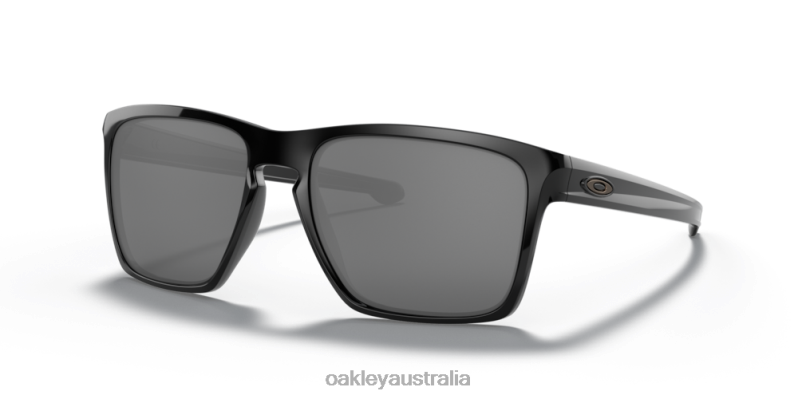 Sliver XL Black Iridium Lenses, Polished Black Frame Oakley2ZJX902