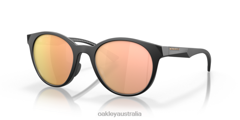 Spindrift Prizm Rose Gold Polarized Lenses, Matte Black Frame Oakley2ZJX1086