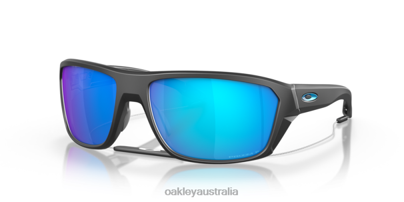 Split Shot Prizm Sapphire Polarized Lenses, Matte Black Frame Oakley2ZJX302