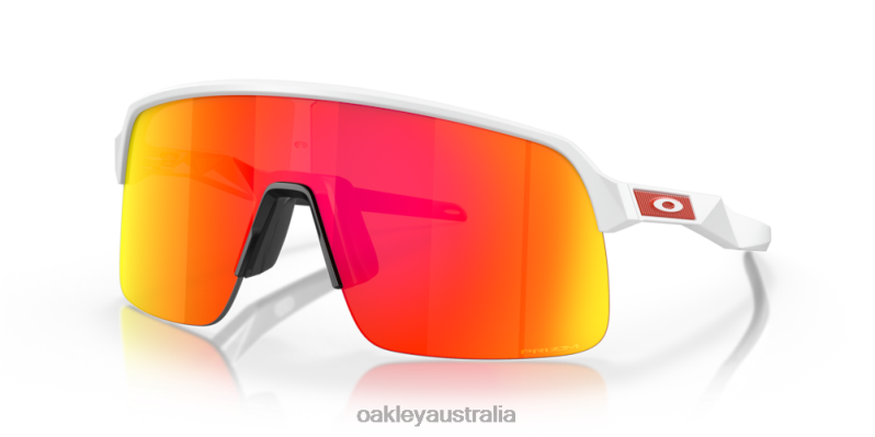 Sutro Lite Prizm Ruby Lenses, Matte White Frame Oakley2ZJX228