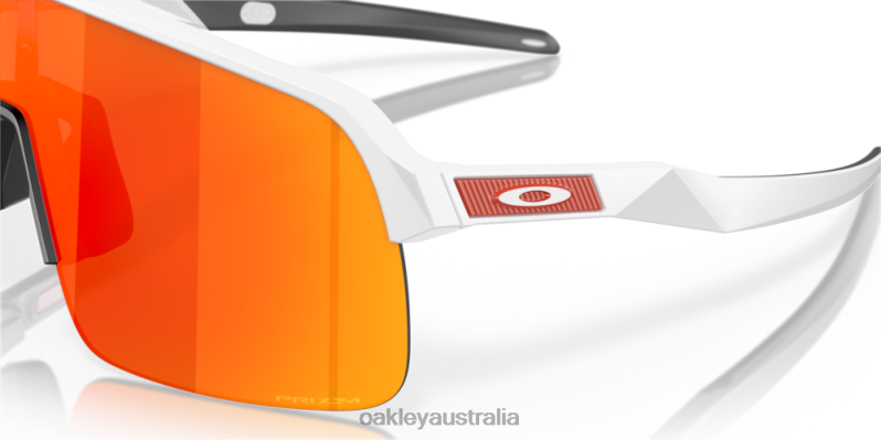 Sutro Lite Prizm Ruby Lenses, Matte White Frame Oakley2ZJX228