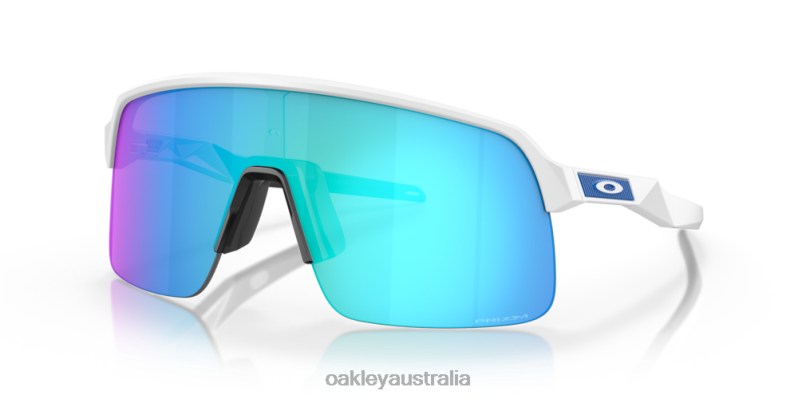 Sutro Lite Prizm Sapphire Lenses, Matte White Frame Oakley2ZJX229