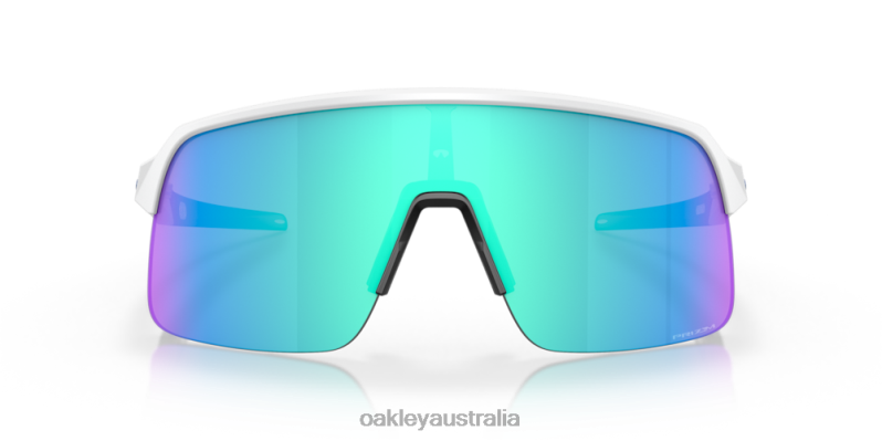 Sutro Lite Prizm Sapphire Lenses, Matte White Frame Oakley2ZJX229