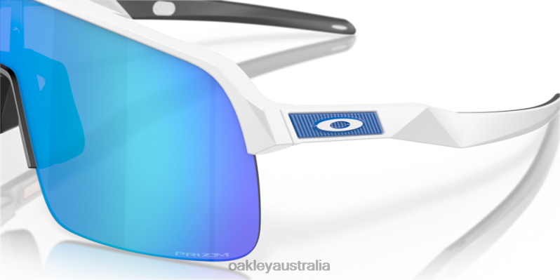 Sutro Lite Prizm Sapphire Lenses, Matte White Frame Oakley2ZJX229