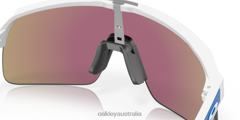 Sutro Lite Prizm Sapphire Lenses, Matte White Frame Oakley2ZJX229