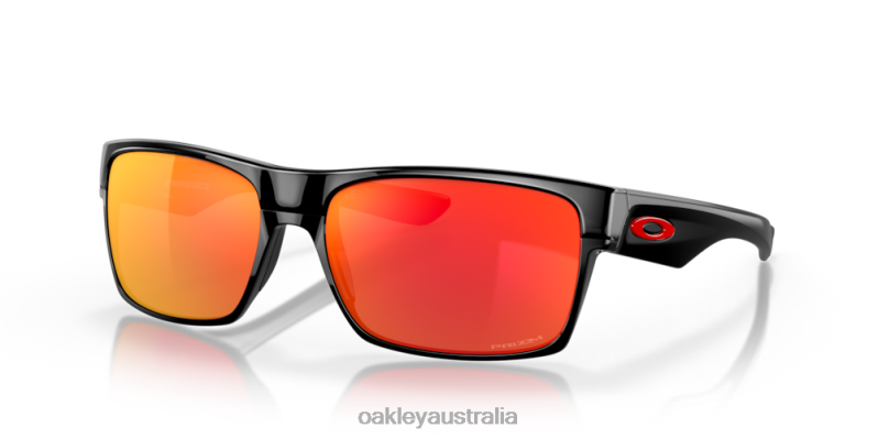 TwoFace Prizm Ruby Lenses, Polished Black Frame Oakley2ZJX692