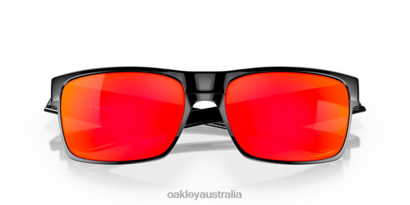 TwoFace Prizm Ruby Lenses, Polished Black Frame Oakley2ZJX692