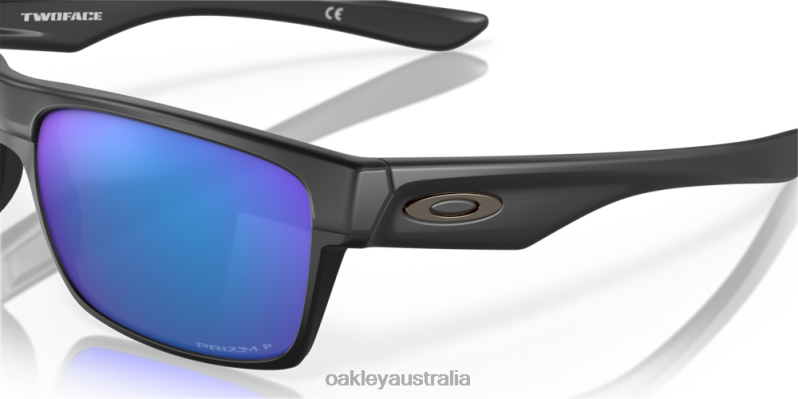 TwoFace Prizm Sapphire Polarized Lenses, Matte Black Frame Oakley2ZJX691