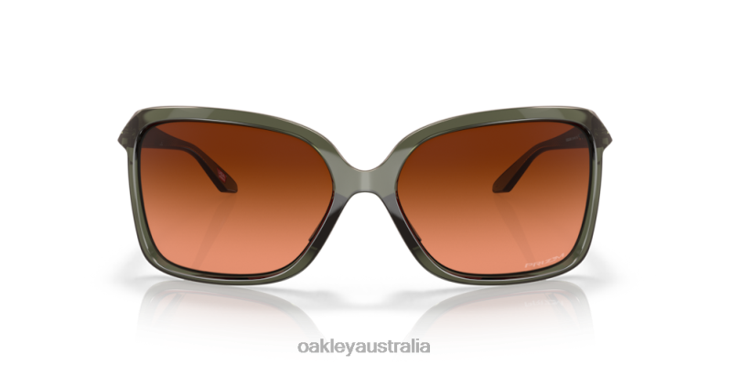 Wildrye Prizm Brown Gradient Lenses, Olive Ink Frame Oakley2ZJX291