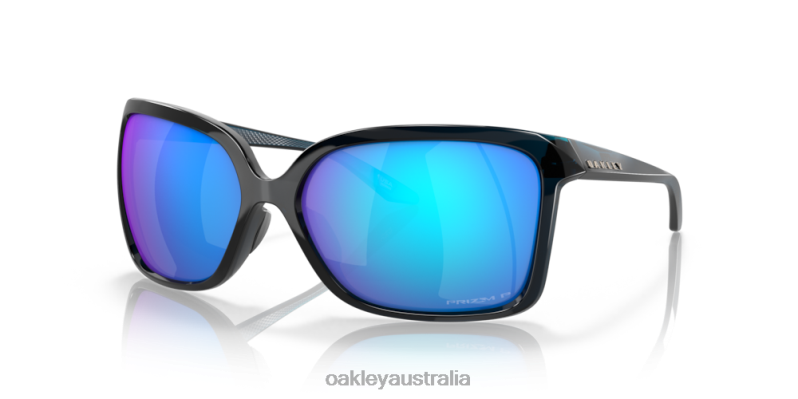 Wildrye Prizm Sapphire Polarized Lenses, Trans Poseidon Frame Oakley2ZJX288