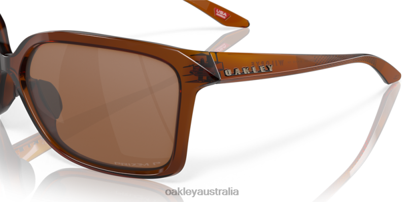 Wildrye Prizm Tungsten Polarized Lenses, Polished Rootbeer Frame Oakley2ZJX290