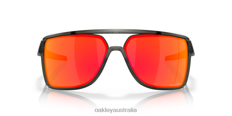 Castel Prizm Ruby Lenses, Matte Grey Smoke Frame Oakley2ZJX210