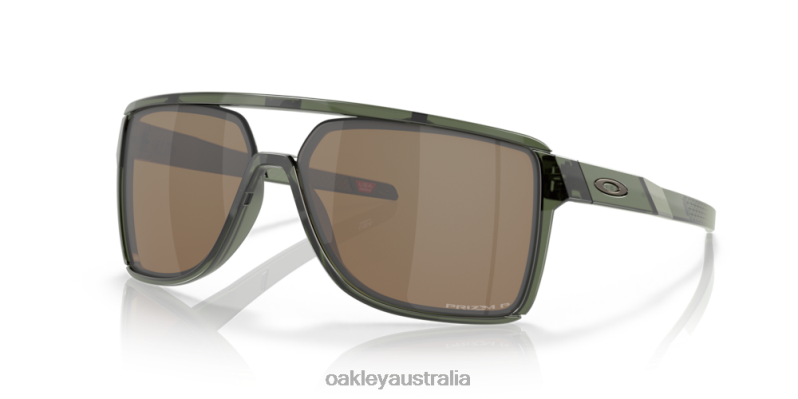 Castel Prizm Tungsten Polarized Lenses, Olive Ink Frame Oakley2ZJX209