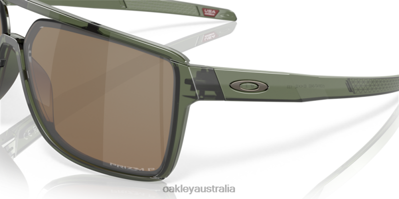 Castel Prizm Tungsten Polarized Lenses, Olive Ink Frame Oakley2ZJX209