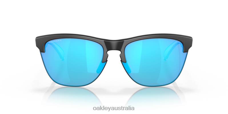 Frogskins Lite Prizm Sapphire Lenses, Matte Black Frame Oakley2ZJX213