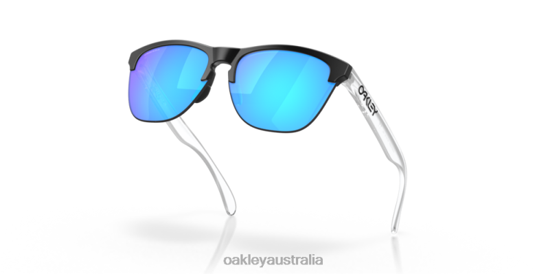 Frogskins Lite Prizm Sapphire Lenses, Matte Black Frame Oakley2ZJX213