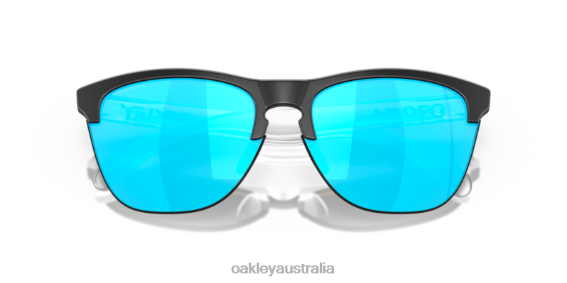 Frogskins Lite Prizm Sapphire Lenses, Matte Black Frame Oakley2ZJX213