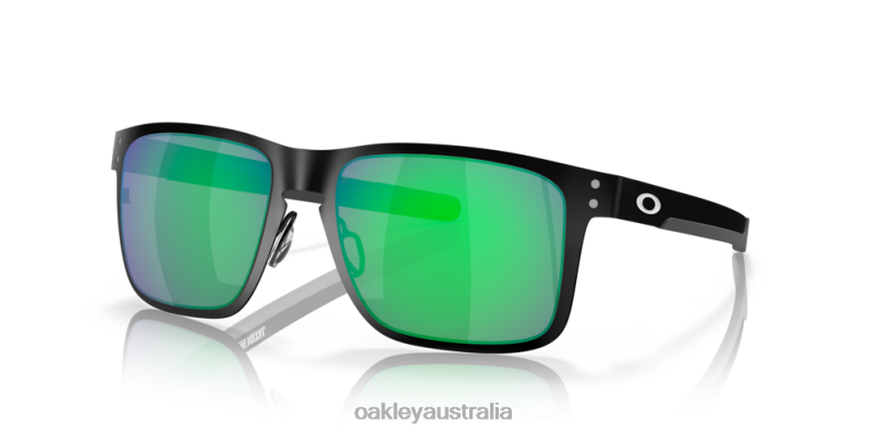 Holbrook Metal Jade Iridium Lenses, Matte Black Frame Oakley2ZJX351