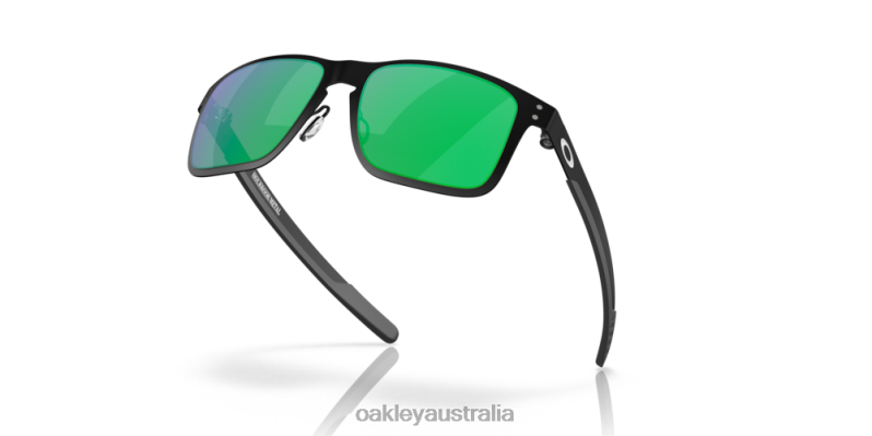 Holbrook Metal Jade Iridium Lenses, Matte Black Frame Oakley2ZJX351