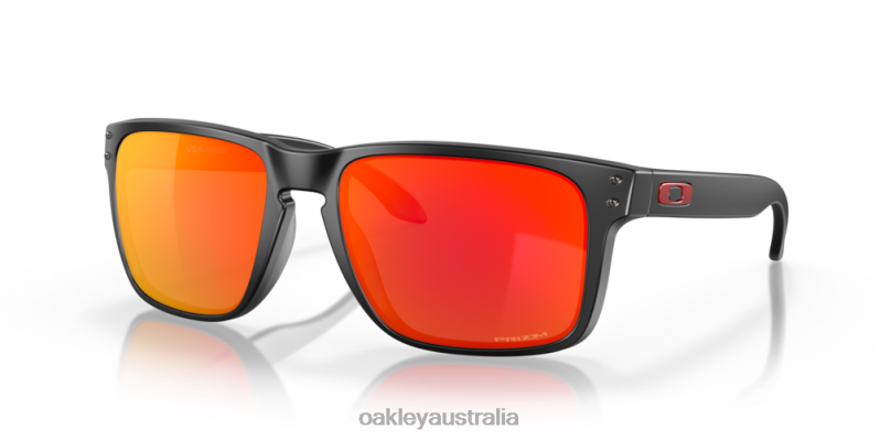 Holbrook XL Prizm Ruby Lenses, Matte Black Frame Oakley2ZJX3