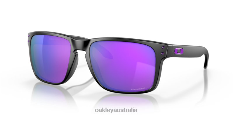 Holbrook XL Prizm Violet Lenses, Matte Black Frame Oakley2ZJX10