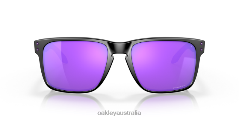 Holbrook XL Prizm Violet Lenses, Matte Black Frame Oakley2ZJX10