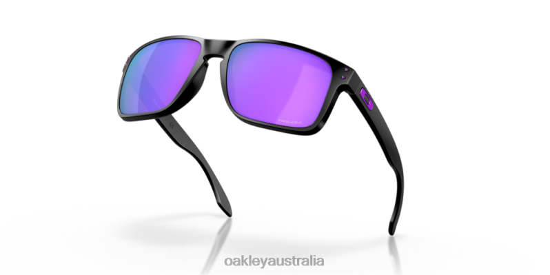 Holbrook XL Prizm Violet Lenses, Matte Black Frame Oakley2ZJX10