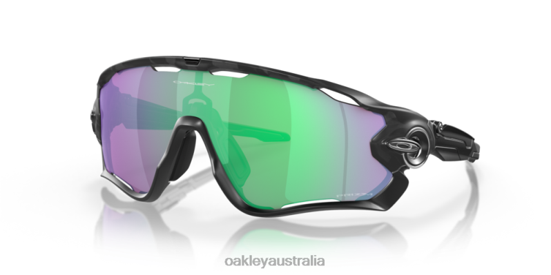 Jawbreaker Prizm Road Jade Lenses, Matte Black Camo Frame Oakley2ZJX408