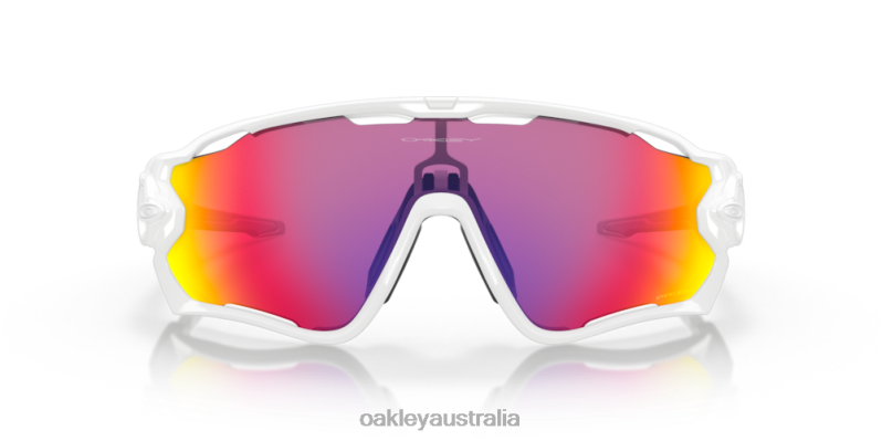 Jawbreaker Prizm Road Lenses, Polished White Frame Oakley2ZJX406