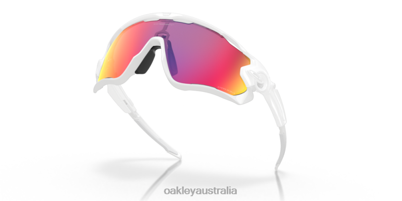 Jawbreaker Prizm Road Lenses, Polished White Frame Oakley2ZJX406