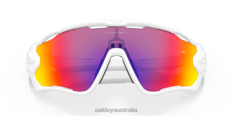 Jawbreaker Prizm Road Lenses, Polished White Frame Oakley2ZJX406