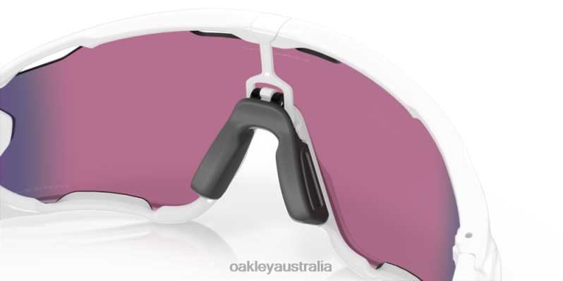 Jawbreaker Prizm Road Lenses, Polished White Frame Oakley2ZJX406