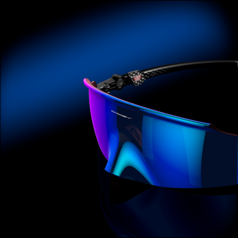 Kato Prizm Sapphire Lenses, Polished Black Frame Oakley2ZJX981