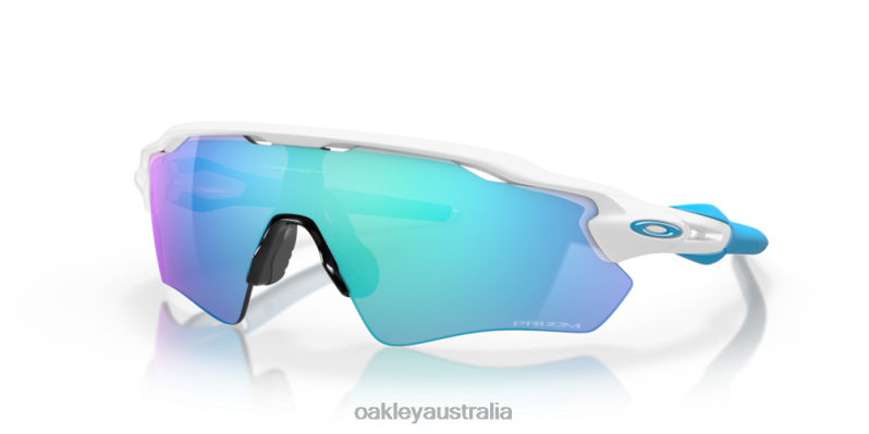 Radar EV Path Prizm Sapphire Lenses, Polished White Frame Oakley2ZJX33