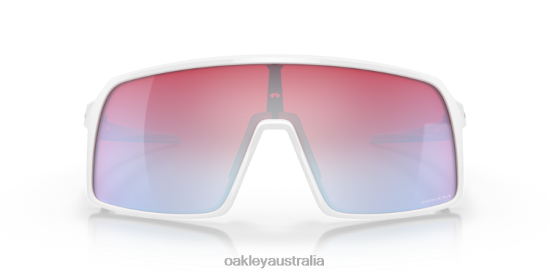 Sutro Prizm Snow Sapphire Lenses, Polished White Frame Oakley2ZJX86