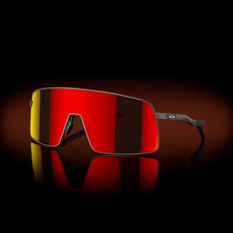 Sutro TI Prizm Ruby Lenses, Satin Carbon Frame Oakley2ZJX237