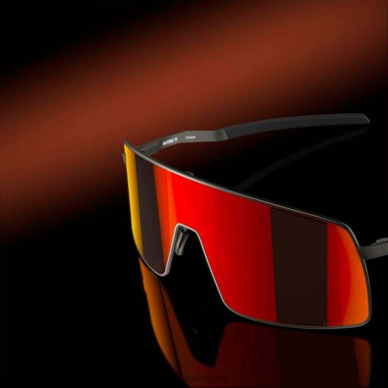 Sutro TI Prizm Ruby Lenses, Satin Carbon Frame Oakley2ZJX237