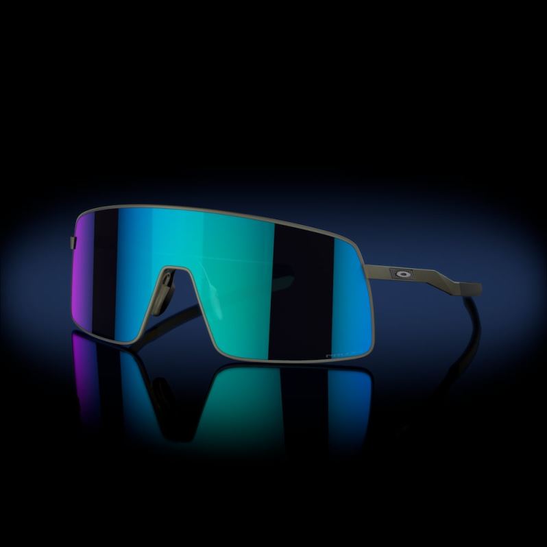 Sutro TI Prizm Sapphire Lenses, Satin Lead Frame Oakley2ZJX239