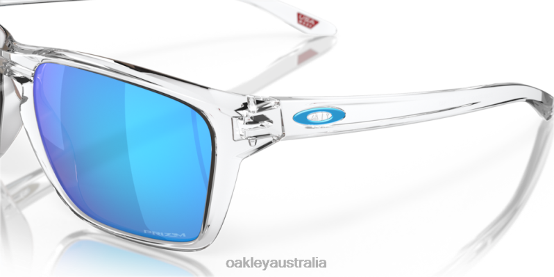 Sylas Prizm Sapphire Lenses, Polished Clear Frame Oakley2ZJX326